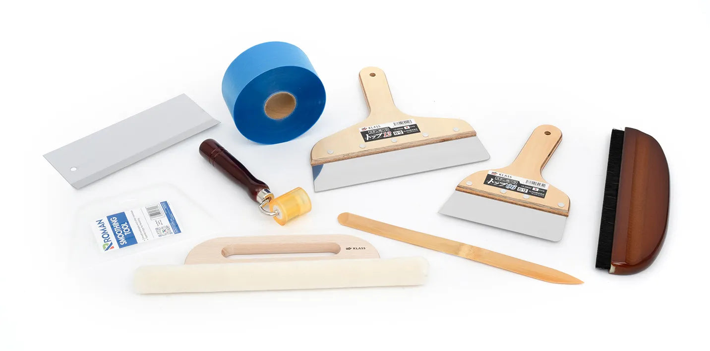 Professional wallpaper installation tools